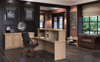 Стойка ресепшен RMS 090 Бук тиара