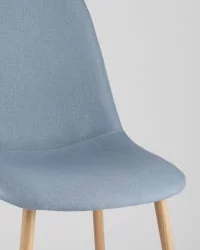 Стул Валенсия рогожка Голубой