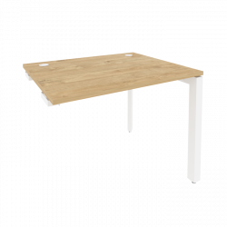 Стол-приставка на П-образном м/к к опорным элементам ONIX O.MP-SPR-1.8 Тиквуд Светлый/Белый