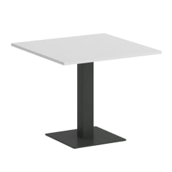 Стол журнальный квадратный HOME OFFICE VR.SP-5-90.2 Белый/Антрацит металл