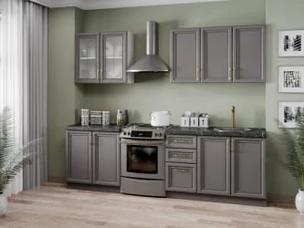 Панель окончание шкафа кухонного 970 Джелатто ЛД 241.910.000 Оникс серый