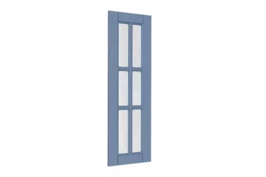 Панель окончание шкафа кухонного высокого 970 стенка со стеклом Мокка ЛД 274.980.000 Дуб фактурный антрацит