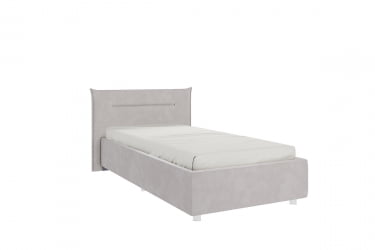 Кровать 0.9 Альба с основанием ZO.KM0.9-01 галька (велюр)