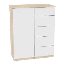 Комод Калисто(K28)1147х902х468PUSHtoOPEN(ДСС-Белый)