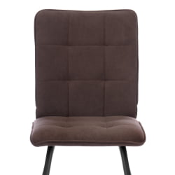 Стул обеденный Bari велюр, коричневый, 6, 46х55х89