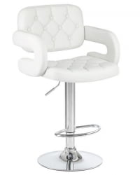 Стул барный DOBRIN TIESTO (белый) 2 шт