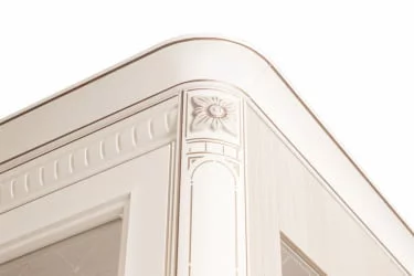 Шкаф для одежды многофункциональный с колоннами Венеция 32.22 Сосна Астрид Ваниль