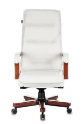 Кресло руководителя Бюрократ T-9927WALNUT Слоновая кость