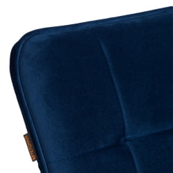 Стул обеденный Бари ЛТ, велюр, Блуе (синий), 41х55х89 см / Bari LT, Blue