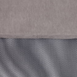 Кресло PROFIT (мп) PROFIT (мп) флок/ткань, серый, 29/W-12