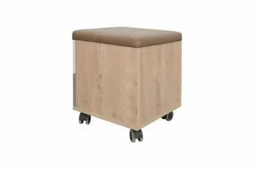 Тумбочка для детской Хаски 52 Дуб Ирландский Мокко Белый