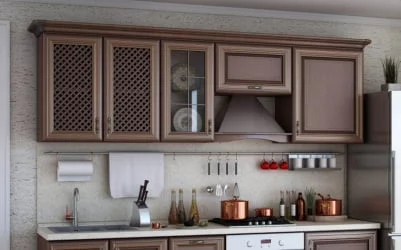 Шкаф кухонный 600 горизонтальный открытый Кантри ЛД 235.304.000 Ноче Таволато