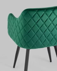 Стул Ника вращающийся велюр Изумрудный