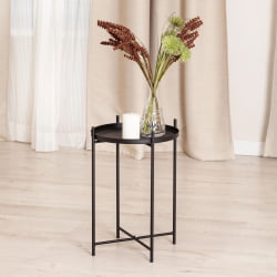 Кофейный столик TAVETT / 1 шт. в упаковке металл, 37,6*37,6*52 см, черный