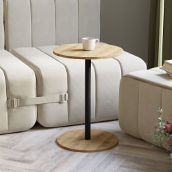 Придиванный столик Кат Дуб вотан / Черный