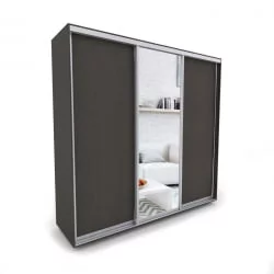 Шкаф-купе 3-х дверный Акцент-Сим ДЗ 2100х600 Венге