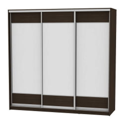 Шкаф-купе B-230х235х60-3(Венге-D8D8D8)