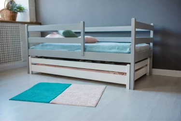 Выдвижная кровать для двоих детей RooRoom VK-6 Белая