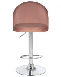 Стул барный DOBRIN MILANA (пудрово-розовый велюр (MJ9-32)) 2 шт