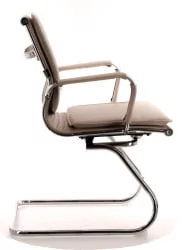 Кресло для посетителей Nerey CF экокожа Бежевый
