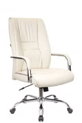Кресло для руководителя Everprof Kent TM Экокожа Кремовый