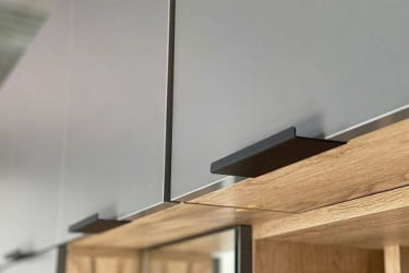 Антресоль трехдверная Бери MPR-026 Дуб крафт золотой/графит