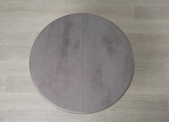 Раздвижной овальный стол Орфей 50 (02) Бетон темный