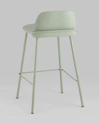 Стул полубарный Mist Серо-зеленый