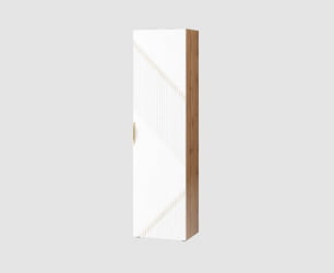 Модульный шкаф Монако 606.16 Дуб Вотан / Белый шпон/ Альпийский белый