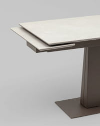 Стол Арнон 120-180/80/76 см керамика Carmen light grey