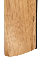 Стол раскладной Combi Glass 140-180 Automatic Natur/Dark matte glass