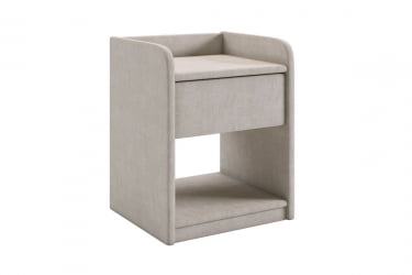 Тумба дизайнерская Аманда 2 TM-003.2 галька (велюр)