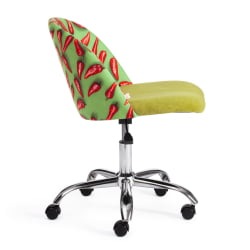 Компьютерное кресло MELODY ткань/флок, олива, Botanica 03 pepper/23