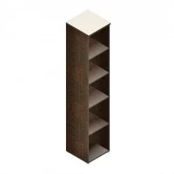 Шкаф для документов узкий Р.П-1 венге/дуб молочный