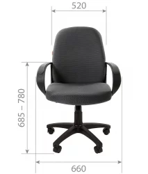 Офисное кресло для оператора CHAIRMAN 279M ДжиПи (JP) черно-серый