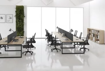 Конференц-стол XTEN-Q XQCT 2714 Бук Тиара Алюминий