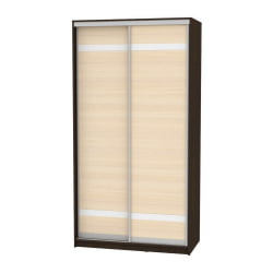 Шкаф-купе B-220х120х60-2(Венге-ДМ-D9D9)