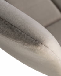 Стул барный DOBRIN TAILOR WHITE (серый велюр (MJ9-75)) 2 шт