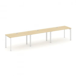 Рабочая станция односторонняя Стайл Проджект СН-59П.ОРС-044 Акация Лорка/Металл Белый/Белый Заглушка / SN-59P.ORS-044