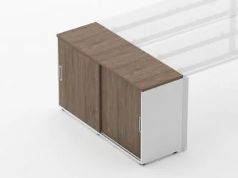 Тумба-купе для рабочего модуля Deka 9.02.125 Дуб Верцаска/Белый