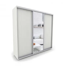 Шкаф-купе 3-х дверный Акцент-Сим ДЗ 2400х600 Выбеленное дерево