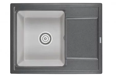 Кухонная мойка HIBRID HI-65 Графит-базальт