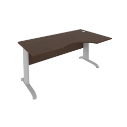 Стол криволинейный правый Riva ПЛ.СА-1 Пр Венге/Металлик