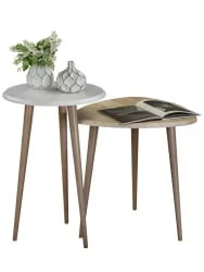 Придиванный столик BeautyStyle 2 Дуб дымчатый/шимо