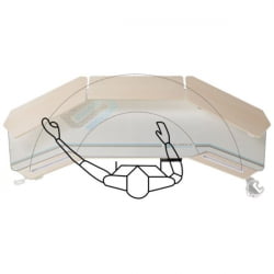 Стол для компьютера (для геймеров) с подставкой под клавиатуру и электрической регулировкой по высоте Eureka ERK-ED71-MW