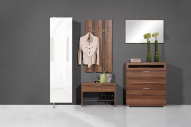 Поворотный шкаф в белом глянцевом стекле Драйв Шелф (левый) Беленый дуб