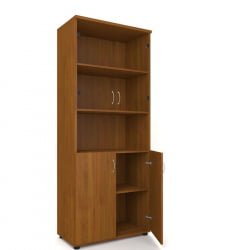 Шкаф для документов с тонированными стеклами Р.Ш-4СТ Крафт золотой