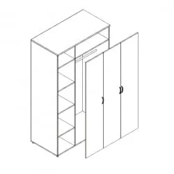 Шкаф Проспект Р.Ш-9 венге