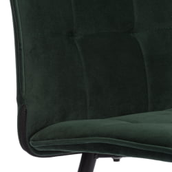 Стул обеденный Bari велюр, 46х55х89, Deep Forest (изумруд)