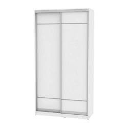 Шкаф-купе белый B-220х120х60-3(Белый-D7D7)
